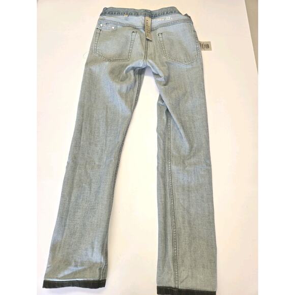 Burberry Brit Denim Jeans Mens Size 30 X 32 Straight Leg Olive Green Pockets EUC - Picture 12 of 16